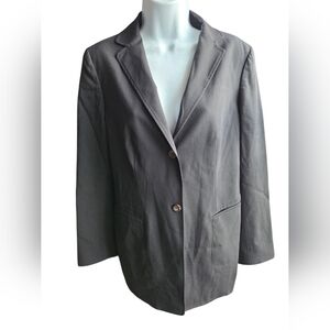 LAVIA Women Black 2 Button Blazer Size 44 Italian (Medium US?)